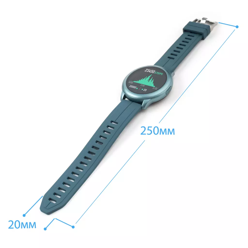 Смарт-часы Globex Smart Watch Aero Blue - 4 Смарт-часы Globex Smart Watch Aero Blue - 4