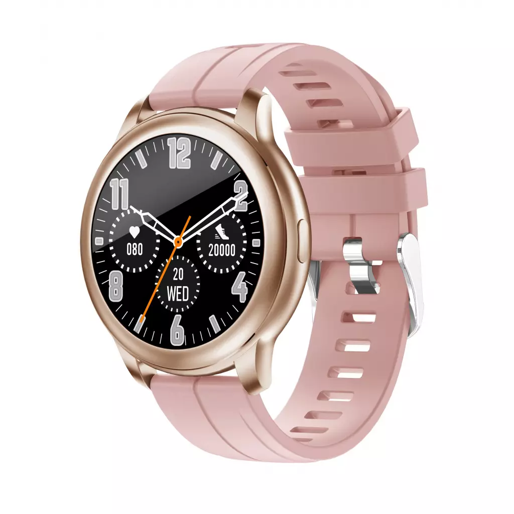 Смарт-часы Globex Smart Watch Aero Gold-Pink