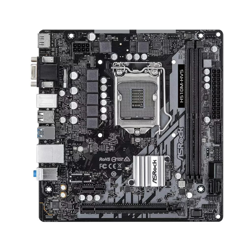 Материнская плата ASRock H510M-HVS - 1 Материнская плата ASRock H510M-HVS - 1
