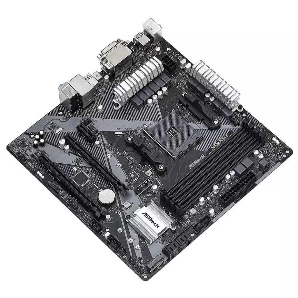 Материнская плата ASRock B450M PRO4-F 2.0 (B450M PRO4-F R2.0) - 2