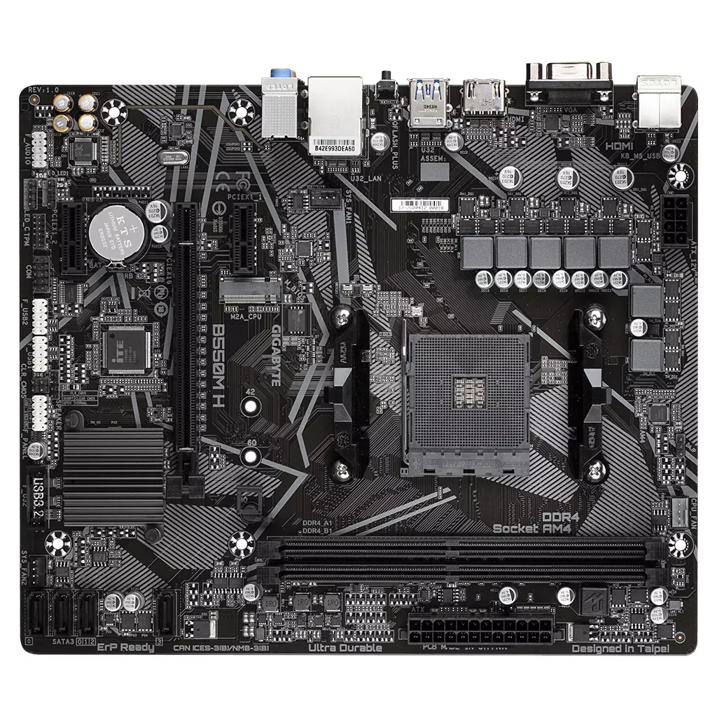 Материнская плата GIGABYTE B550M H - 1