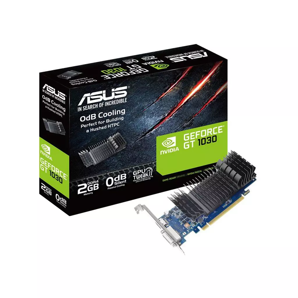 Видеокарта ASUS GeForce GT1030 2048Mb Silent (GT1030-SL-2GD4-BRK)