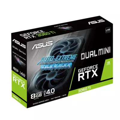 Видеокарта ASUS GeForce RTX3060Ti 8Gb DUAL MINI V2 LHR (DUAL-RTX3060TI-8G-MINI-V2) - 6 Видеокарта ASUS GeForce RTX3060Ti 8Gb DUAL MINI V2 LHR (DUAL-RTX3060TI-8G-MINI-V2) - 6