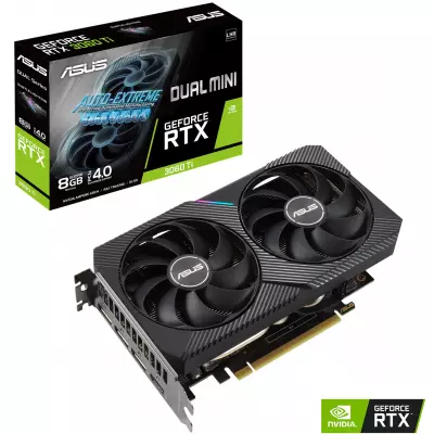 Видеокарта ASUS GeForce RTX3060Ti 8Gb DUAL MINI V2 LHR (DUAL-RTX3060TI-8G-MINI-V2) - 7 Видеокарта ASUS GeForce RTX3060Ti 8Gb DUAL MINI V2 LHR (DUAL-RTX3060TI-8G-MINI-V2) - 7