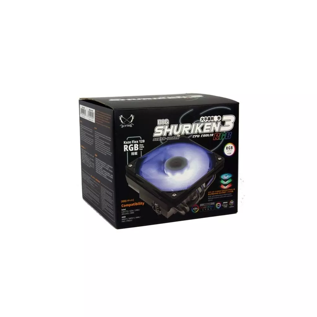 Кулер для процессора Scythe Big Shuriken 3 RGB (SCBSK-3000R) - 5 Кулер для процессора Scythe Big Shuriken 3 RGB (SCBSK-3000R) - 5