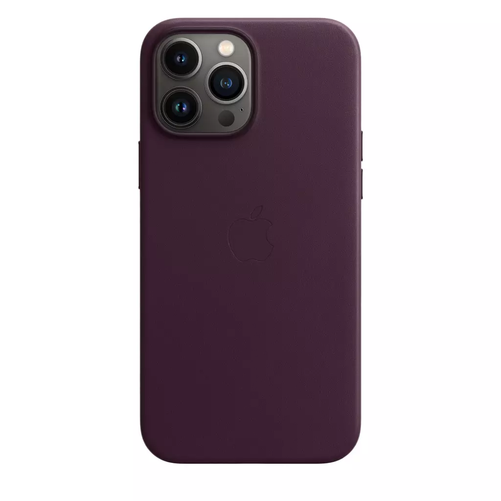 Чехол для моб. телефона Apple iPhone 13 Pro Max Leather Case with MagSafe - Dark Cherry, M (MM1M3ZE/A) - 1 Чехол для моб. телефона Apple iPhone 13 Pro Max Leather Case with MagSafe - Dark Cherry, M (MM1M3ZE/A) - 1