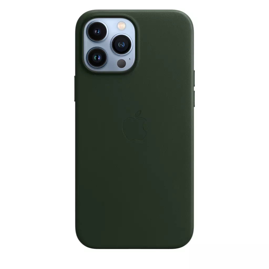 Чехол для моб. телефона Apple iPhone 13 Pro Max Leather Case with MagSafe - Sequoia Green, (MM1Q3ZE/A) - 3 Чехол для моб. телефона Apple iPhone 13 Pro Max Leather Case with MagSafe - Sequoia Green, (MM1Q3ZE/A) - 3