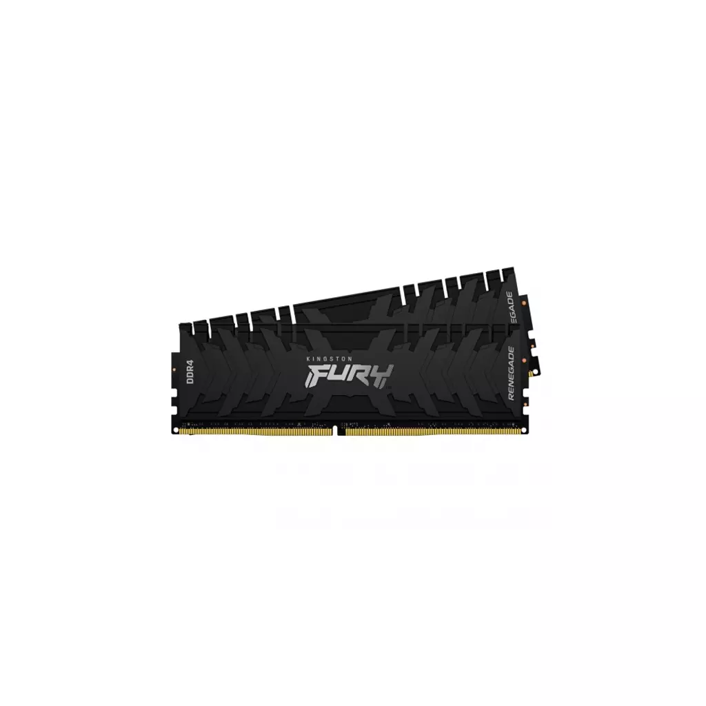 Модуль памяти для компьютера DDR4 32GB (2x16GB) 4000 MHz Renegade Black Kingston Fury (ex.HyperX) (KF440C19RB1K2/32) - 1 Модуль памяти для компьютера DDR4 32GB (2x16GB) 4000 MHz Renegade Black Kingston Fury (ex.HyperX) (KF440C19RB1K2/32) - 1
