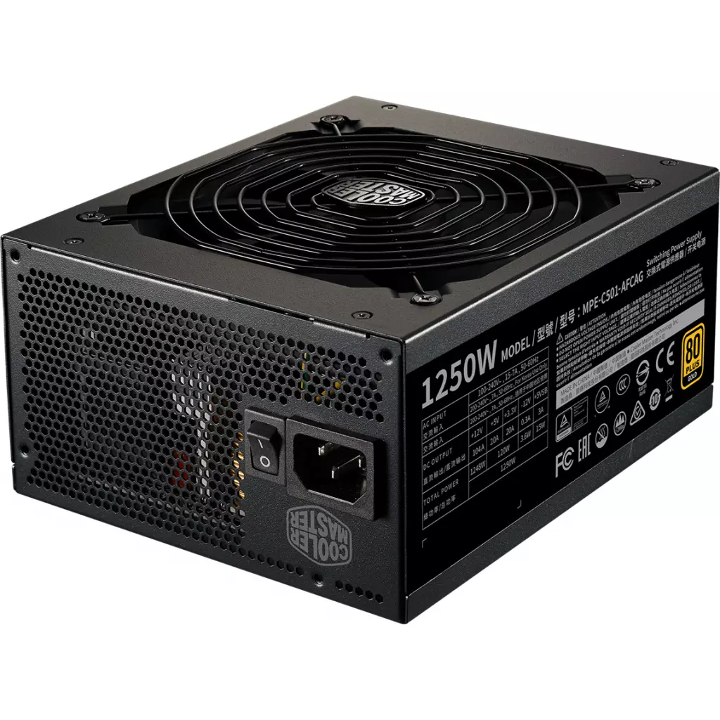 Блок питания CoolerMaster 1250W MWE Gold V2 FM (MPE-C501-AFCAG-EU) - 5 Блок питания CoolerMaster 1250W MWE Gold V2 FM (MPE-C501-AFCAG-EU) - 5