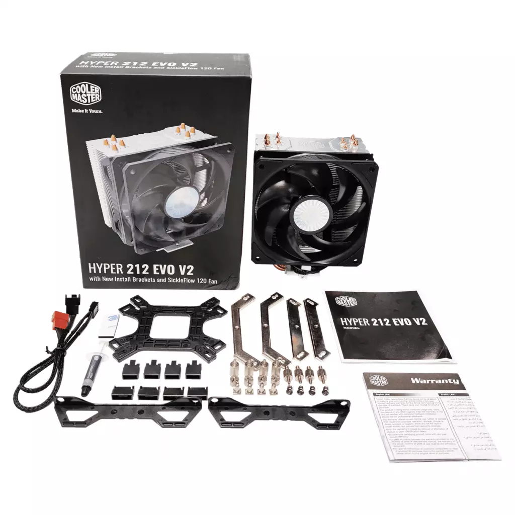Кулер для процессора CoolerMaster Hyper 212 EVO Ver.2 (RR-2V2E-18PK-R1) - 8