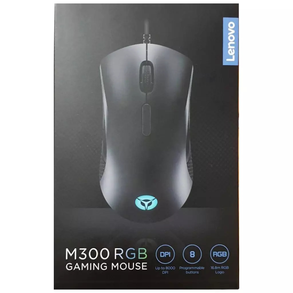 Мышка Lenovo M300 RGB Black (GY50X79384) - 5 Мышка Lenovo M300 RGB Black (GY50X79384) - 5