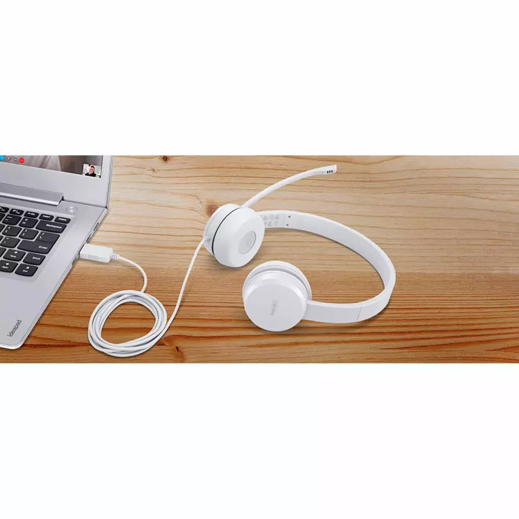 Наушники Lenovo 110 Stereo USB Headset (GXD1B67867) - 4 Наушники Lenovo 110 Stereo USB Headset (GXD1B67867) - 4