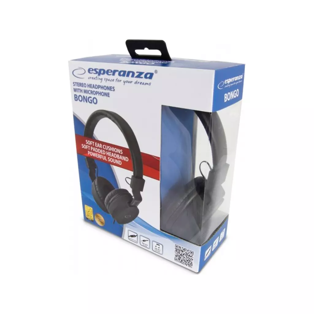 Наушники Esperanza Bongo Black (EH212K) - 3 Наушники Esperanza Bongo Black (EH212K) - 3