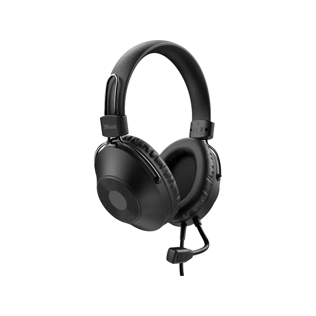 Наушники Trust Ozo Over-Ear USB Headset Black (24132) - 1 Наушники Trust Ozo Over-Ear USB Headset Black (24132) - 1