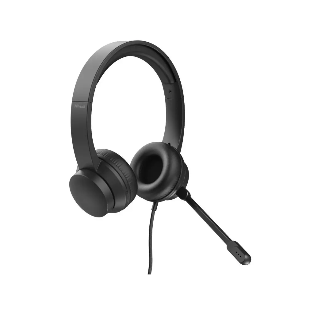 Наушники Trust Rydo On-Ear USB Headset Black (24133) - 4 Наушники Trust Rydo On-Ear USB Headset Black (24133) - 4