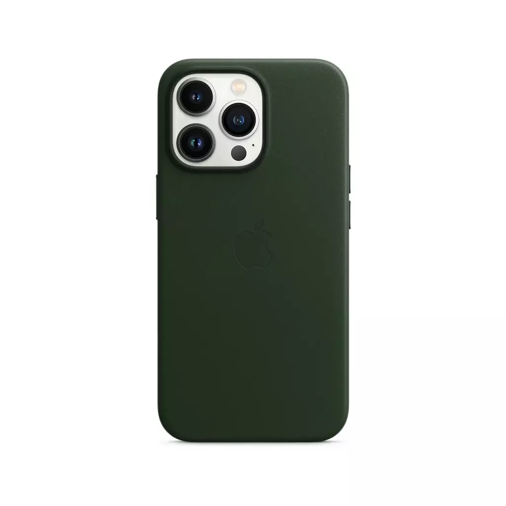 Чехол для моб. телефона Apple iPhone 13 Pro Leather Case with MagSafe - Sequoia Green, Mod (MM1G3ZE/A) - 1 Чехол для моб. телефона Apple iPhone 13 Pro Leather Case with MagSafe - Sequoia Green, Mod (MM1G3ZE/A) - 1