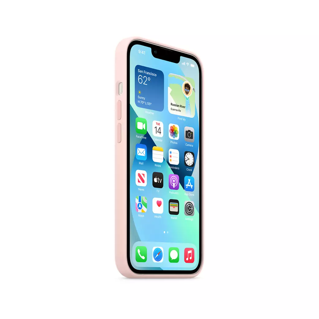 Чехол для моб. телефона Apple iPhone 13 Silicone Case with MagSafe Chalk Pink, Model A270 (MM283ZE/A) - 5 Чехол для моб. телефона Apple iPhone 13 Silicone Case with MagSafe Chalk Pink, Model A270 (MM283ZE/A) - 5