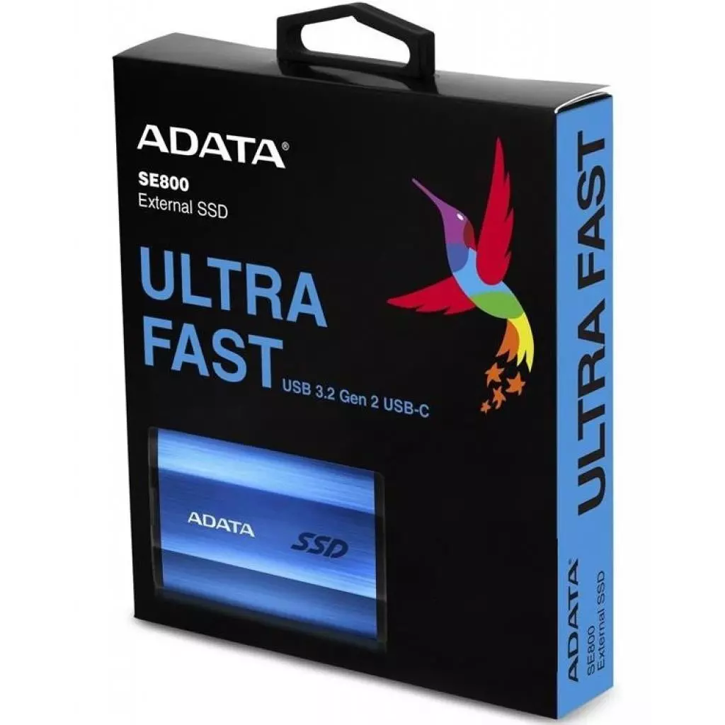 Накопитель SSD USB 3.2 1TB ADATA (ASE800-1TU32G2-CBL) - 6 Накопитель SSD USB 3.2 1TB ADATA (ASE800-1TU32G2-CBL) - 6