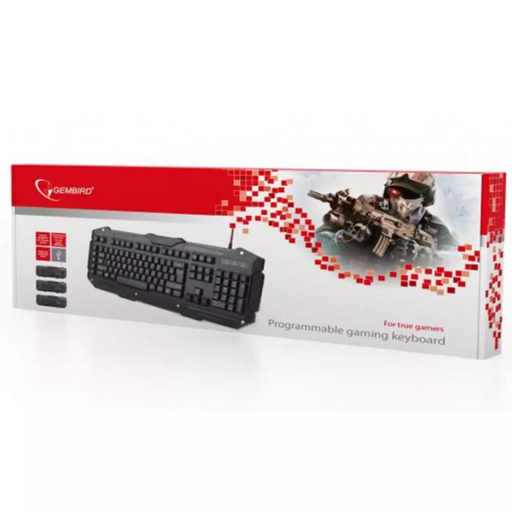 Клавиатура Gembird KB-UMGL-01-RU - 2 Клавиатура Gembird KB-UMGL-01-RU - 2