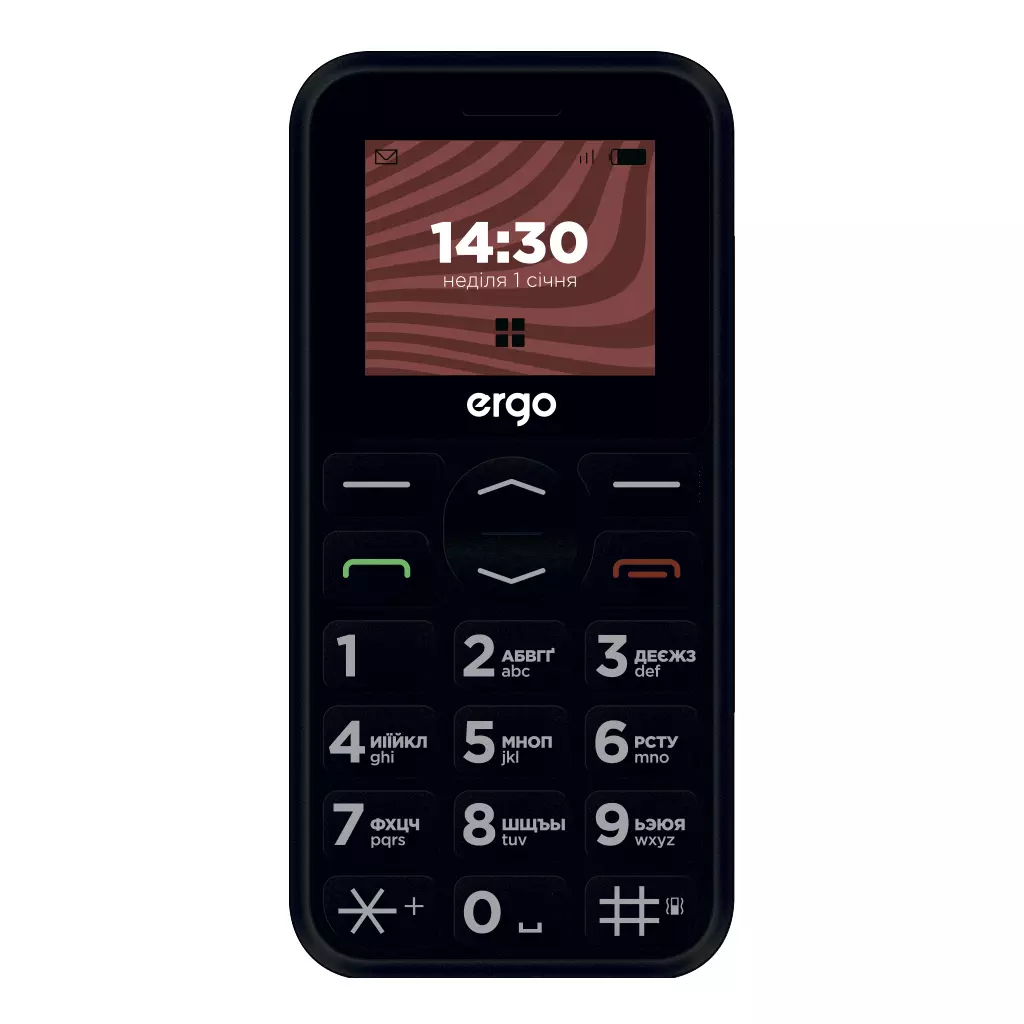 Мобильный телефон Ergo R181 Black