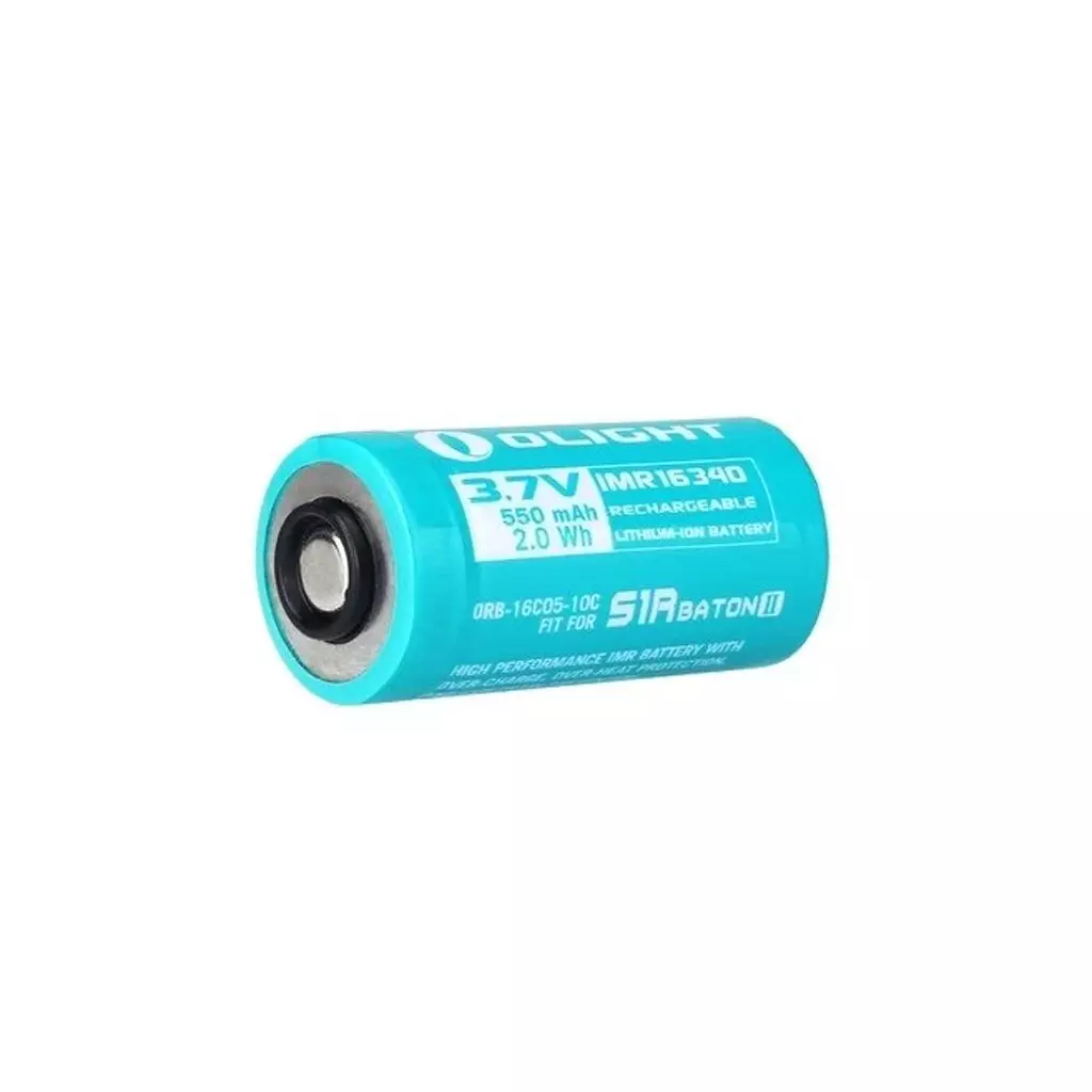 Аккумулятор Olight IMR16340 (СR123) 550mAh Li-ion (ORB-16C05-10C)