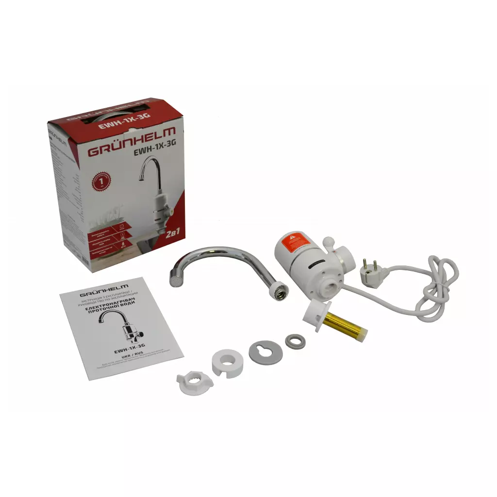 Проточный водонагреватель Grunhelm EWH-1X-3G - 4 Проточный водонагреватель Grunhelm EWH-1X-3G - 4