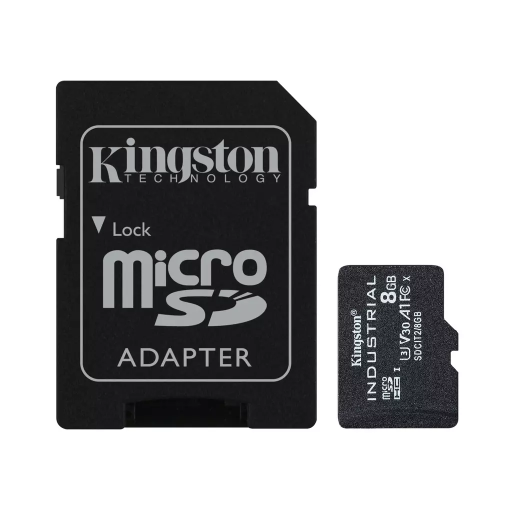 Карта памяти Kingston 8GB microSDHC class 10 UHS-I V30 A1 (SDCIT2/8GB)