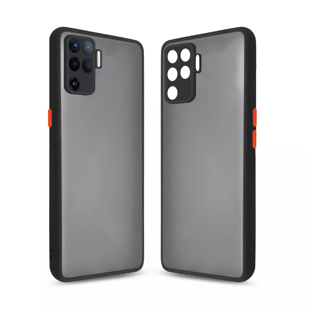 Чехол для моб. телефона MakeFuture Oppo Reno5 Lite Frame (Matte PC+TPU) Black (MCMF-OPR5LBK) - 1 Чехол для моб. телефона MakeFuture Oppo Reno5 Lite Frame (Matte PC+TPU) Black (MCMF-OPR5LBK) - 1