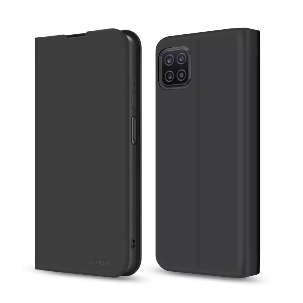 Чехол для моб. телефона MakeFuture Samsung A22 5G Flip (Soft-Touch PU) Black (MCP-SA225GBK)