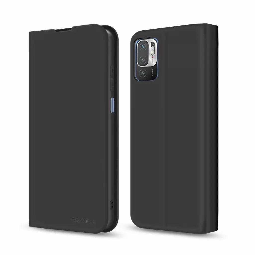 Чехол для моб. телефона MakeFuture Xiaomi Redmi Note 10 5G Flip (Soft-Touch PU) Black (MCP-XRN105GBK)