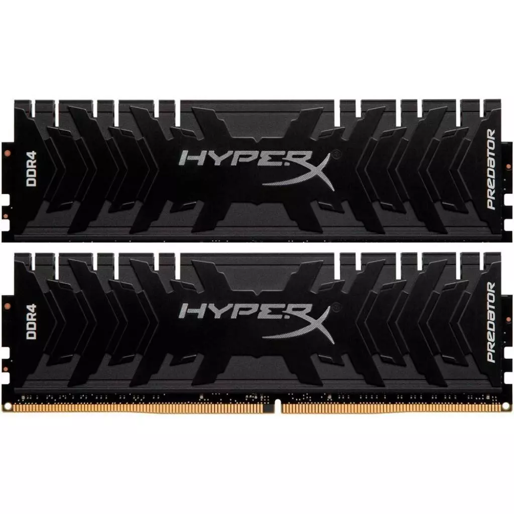 Модуль памяти для компьютера DDR4 16GB (2x8GB) 4600 MHz HyperX Predator Black Kingston Fury (ex.HyperX) (HX446C19PB3K2/16)