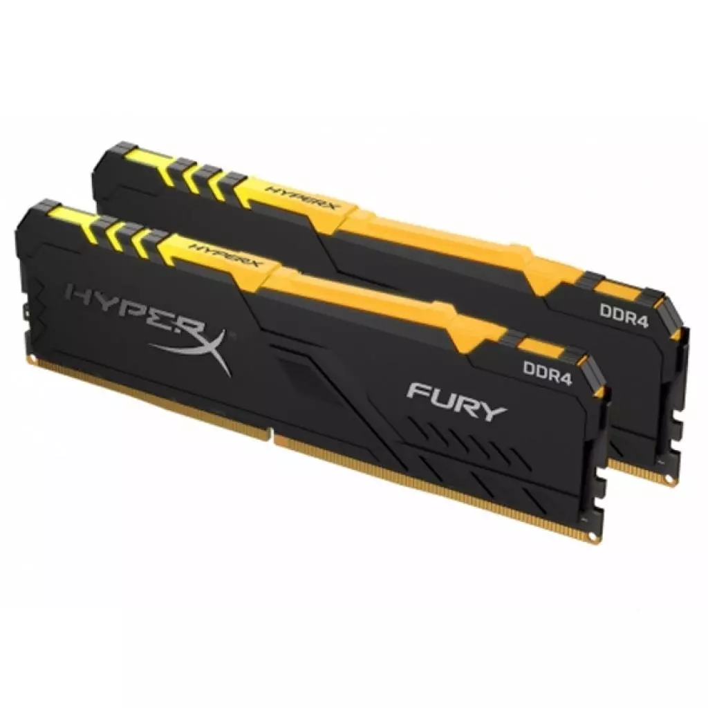 Модуль памяти для компьютера DDR4 32GB (2x16GB) 3000 MHz HyperX FuryRGB Kingston Fury (ex.HyperX) (HX430C16FB4AK2/32) - 1 Модуль памяти для компьютера DDR4 32GB (2x16GB) 3000 MHz HyperX FuryRGB Kingston Fury (ex.HyperX) (HX430C16FB4AK2/32) - 1