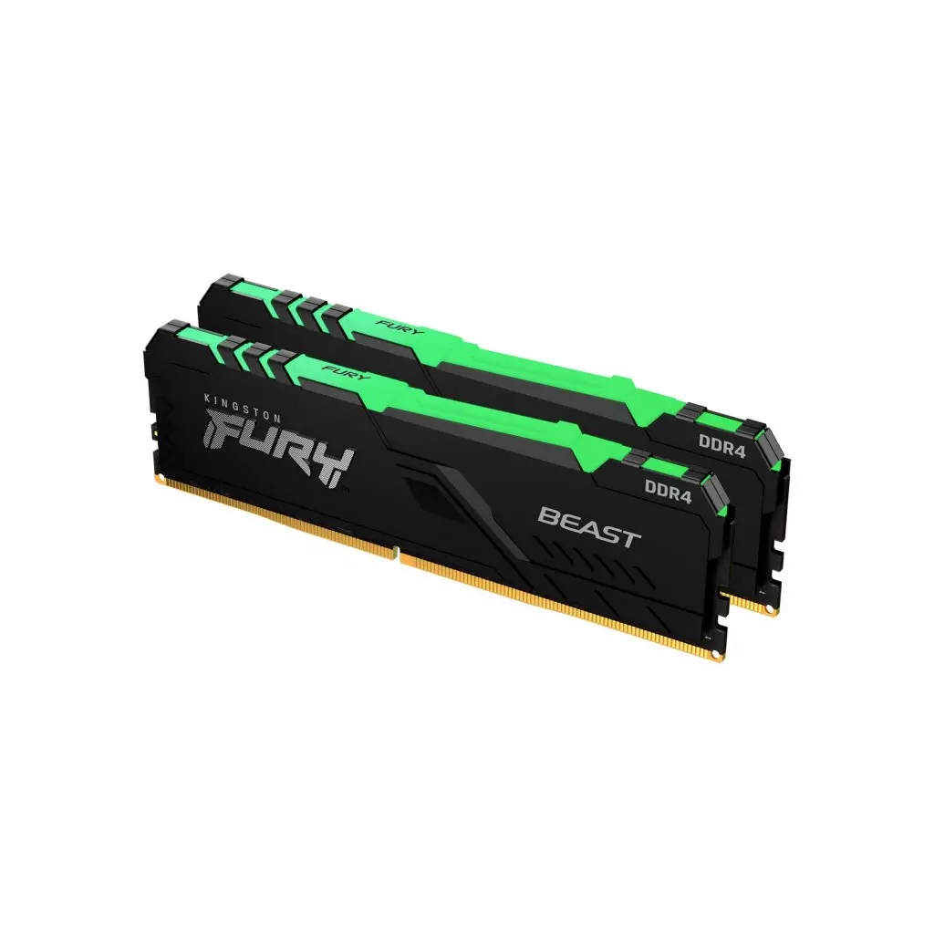 Модуль памяти для компьютера DDR4 32GB 3000 MHz FURY Beast RGB Kingston Fury (ex.HyperX) (KF430C16BBA/32)