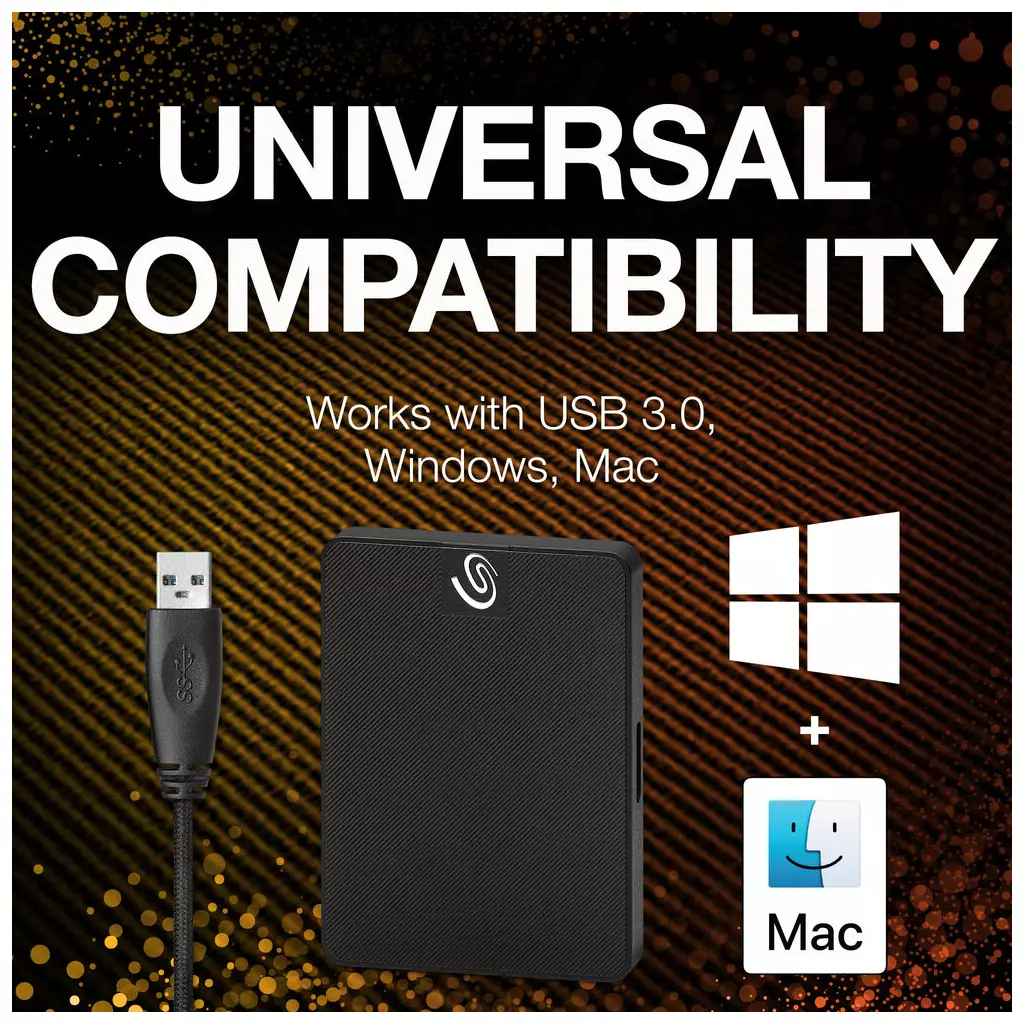 Накопитель SSD USB-C 2TB Seagate (STLH2000400) - 4 Накопитель SSD USB-C 2TB Seagate (STLH2000400) - 4