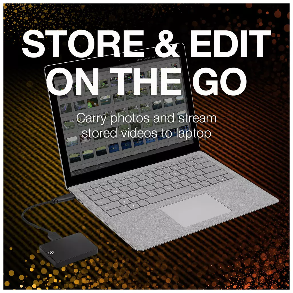 Накопитель SSD USB-C 500GB Seagate (STLH500400) - 2 Накопитель SSD USB-C 500GB Seagate (STLH500400) - 2