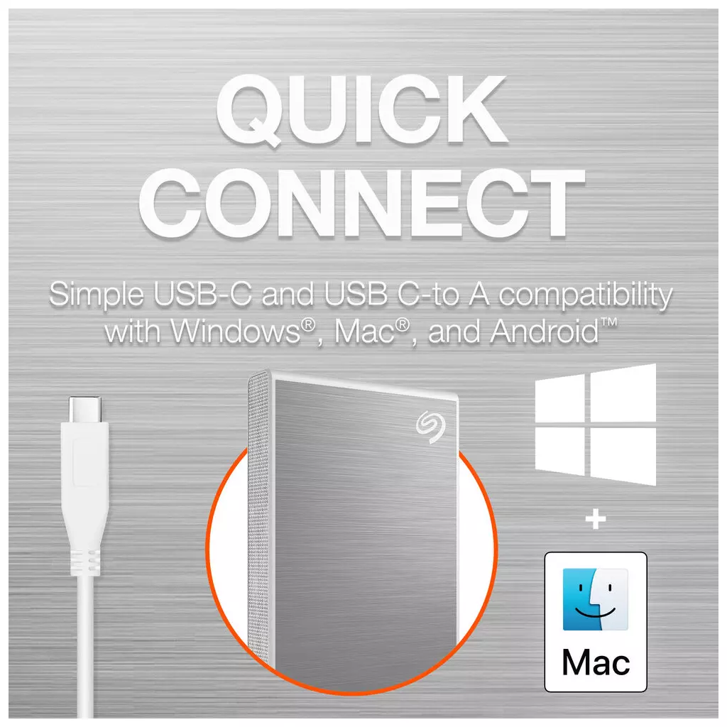 Накопитель SSD USB-C 500GB Seagate (STKG500401) - 4 Накопитель SSD USB-C 500GB Seagate (STKG500401) - 4