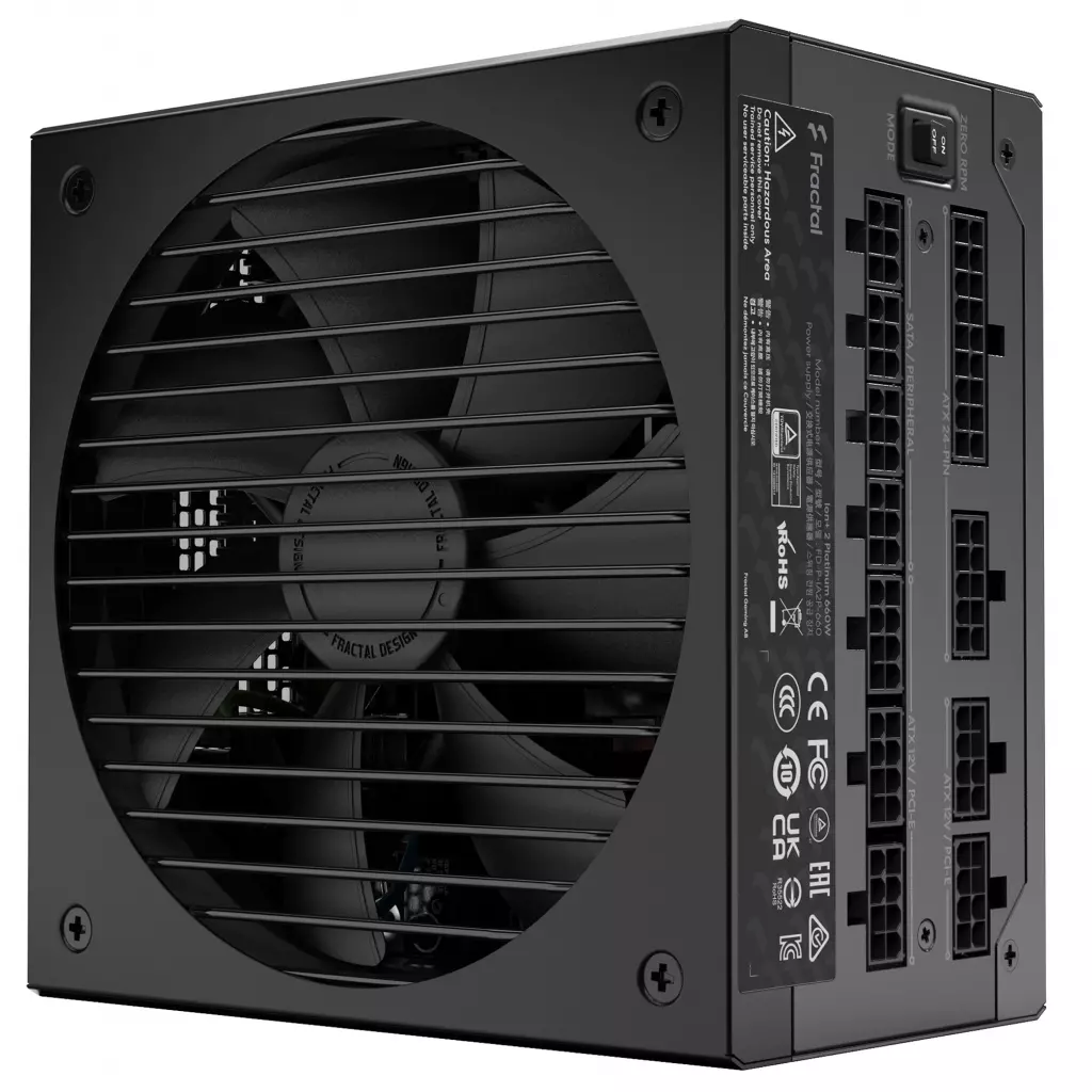 Блок питания Fractal Design 660W Ion + 2 Platinum (FD-P-IA2P-660-EU) - 1