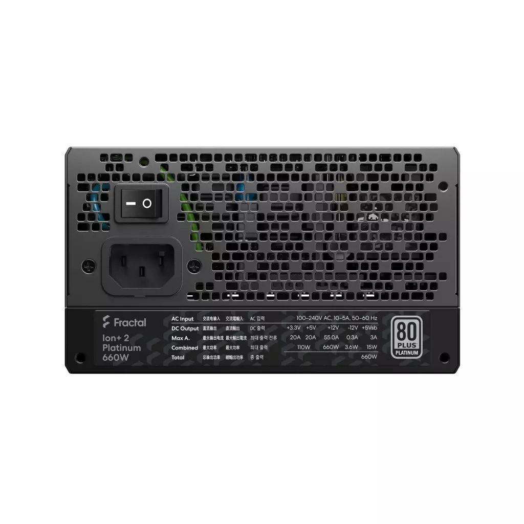Блок питания Fractal Design 660W Ion + 2 Platinum (FD-P-IA2P-660-EU) - 6