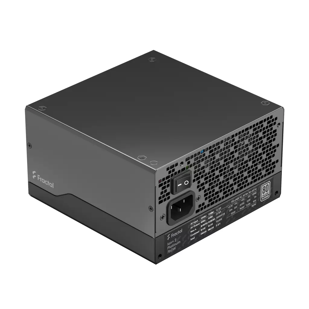 Блок питания Fractal Design 760W Ion + 2 Platinum (FD-P-IA2P-760-EU) - 6 Блок питания Fractal Design 760W Ion + 2 Platinum (FD-P-IA2P-760-EU) - 6
