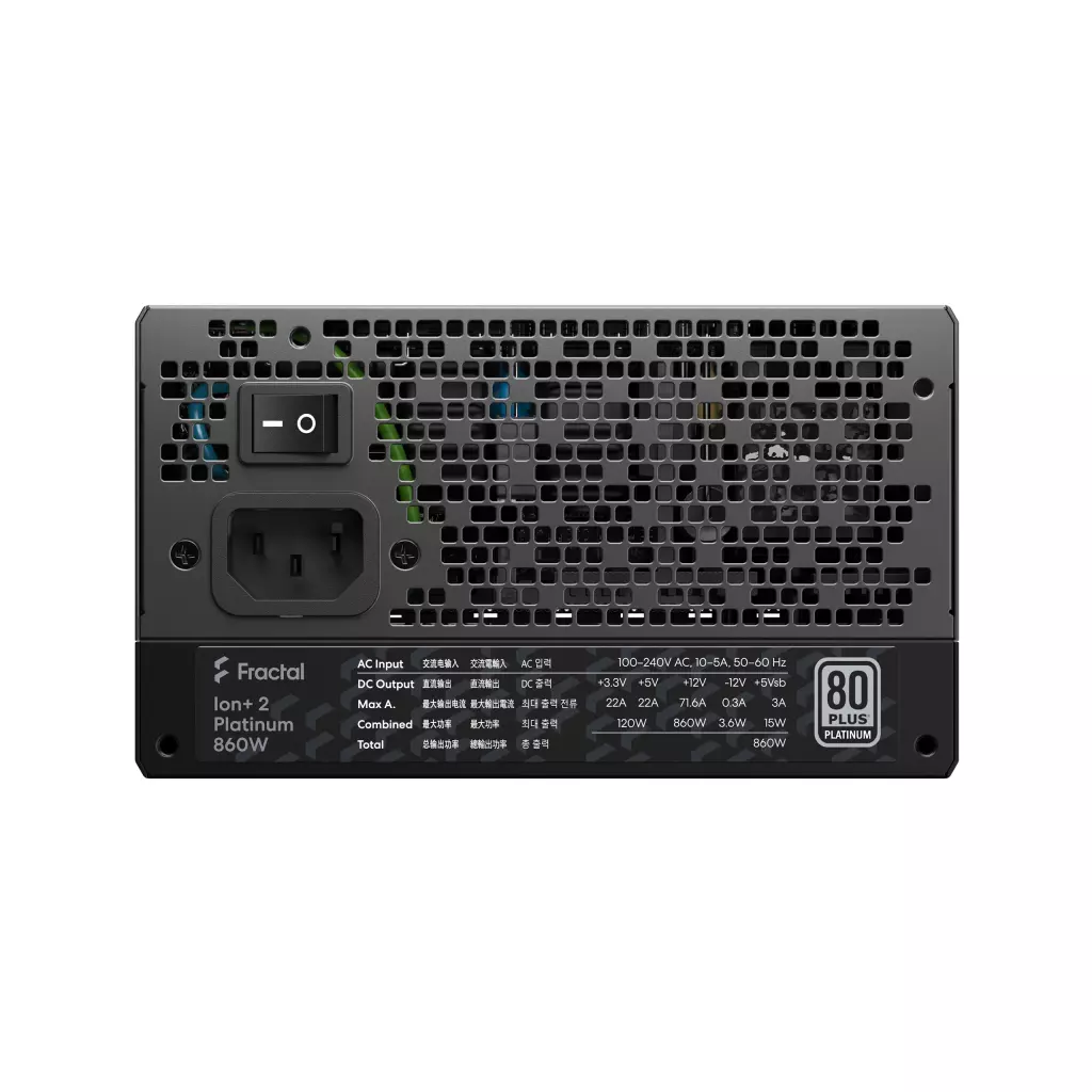 Блок питания Fractal Design 860W Ion + 2 Platinum (FD-P-IA2P-860-EU) - 6