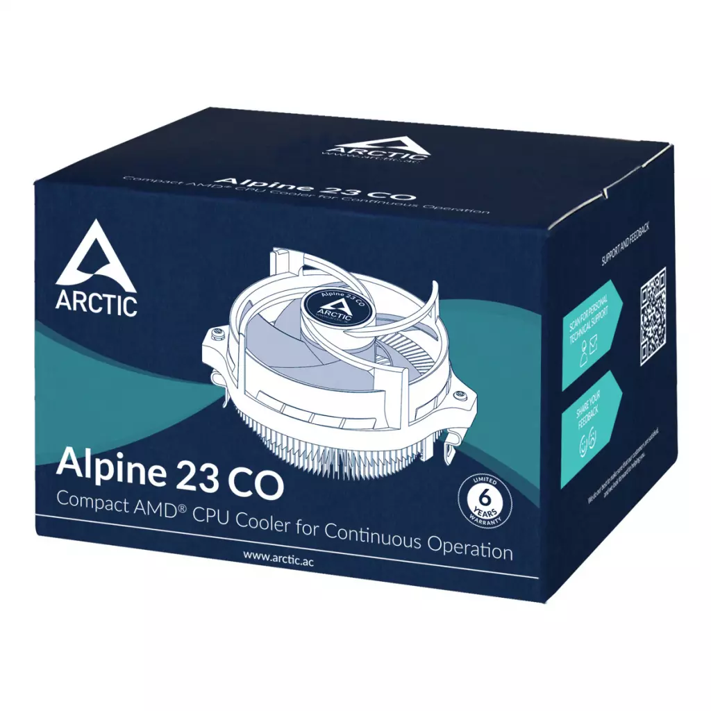 Кулер для процессора Arctic Alpine 23 СО (ACALP00036A) - 5 Кулер для процессора Arctic Alpine 23 СО (ACALP00036A) - 5