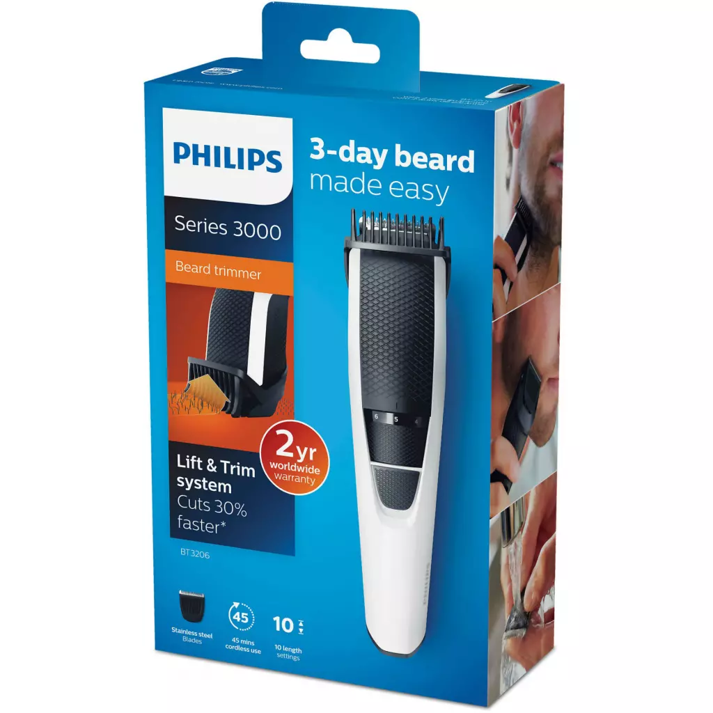 Триммер Philips BT3206/14 - 4 Триммер Philips BT3206/14 - 4
