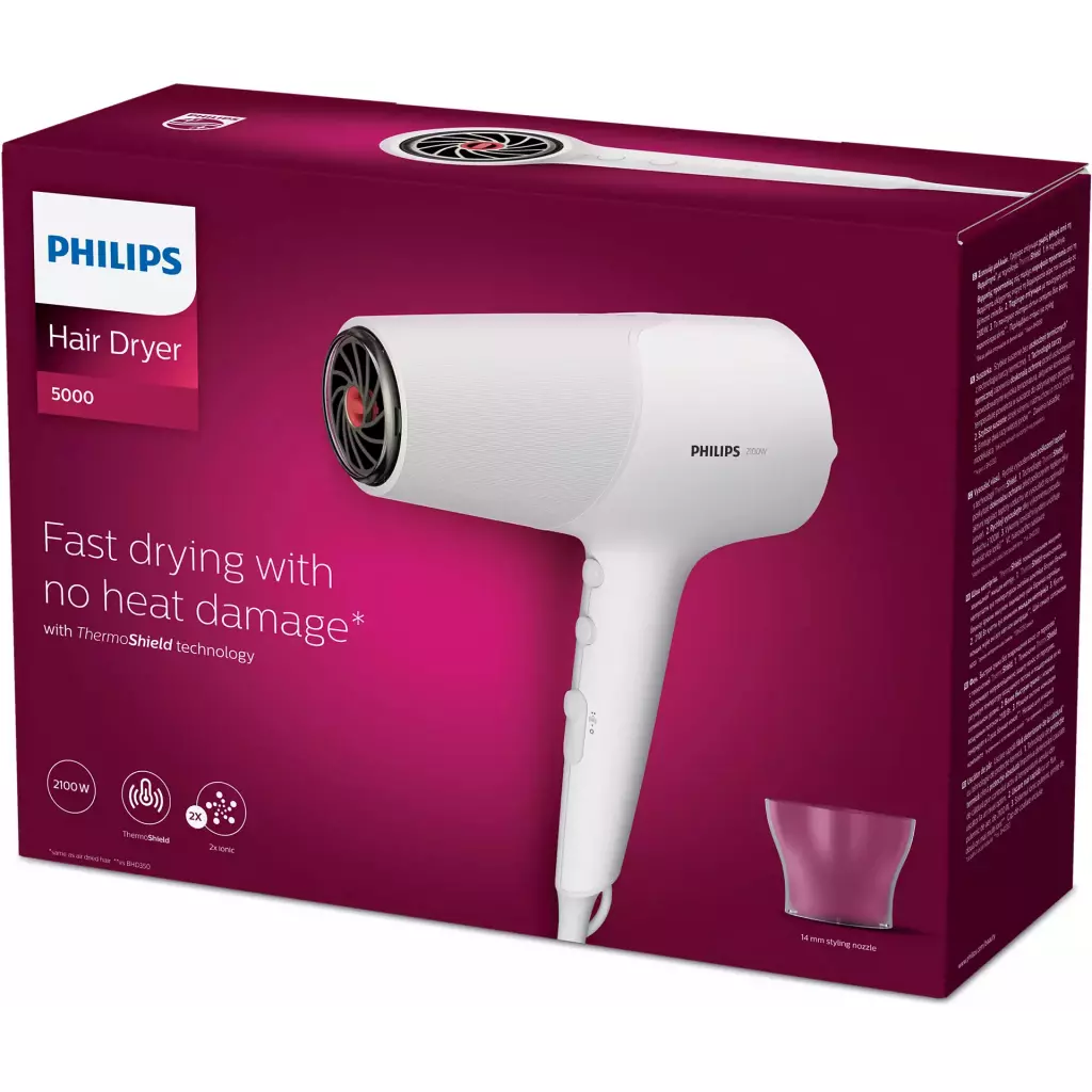 Фен Philips BHD500/00 - 9