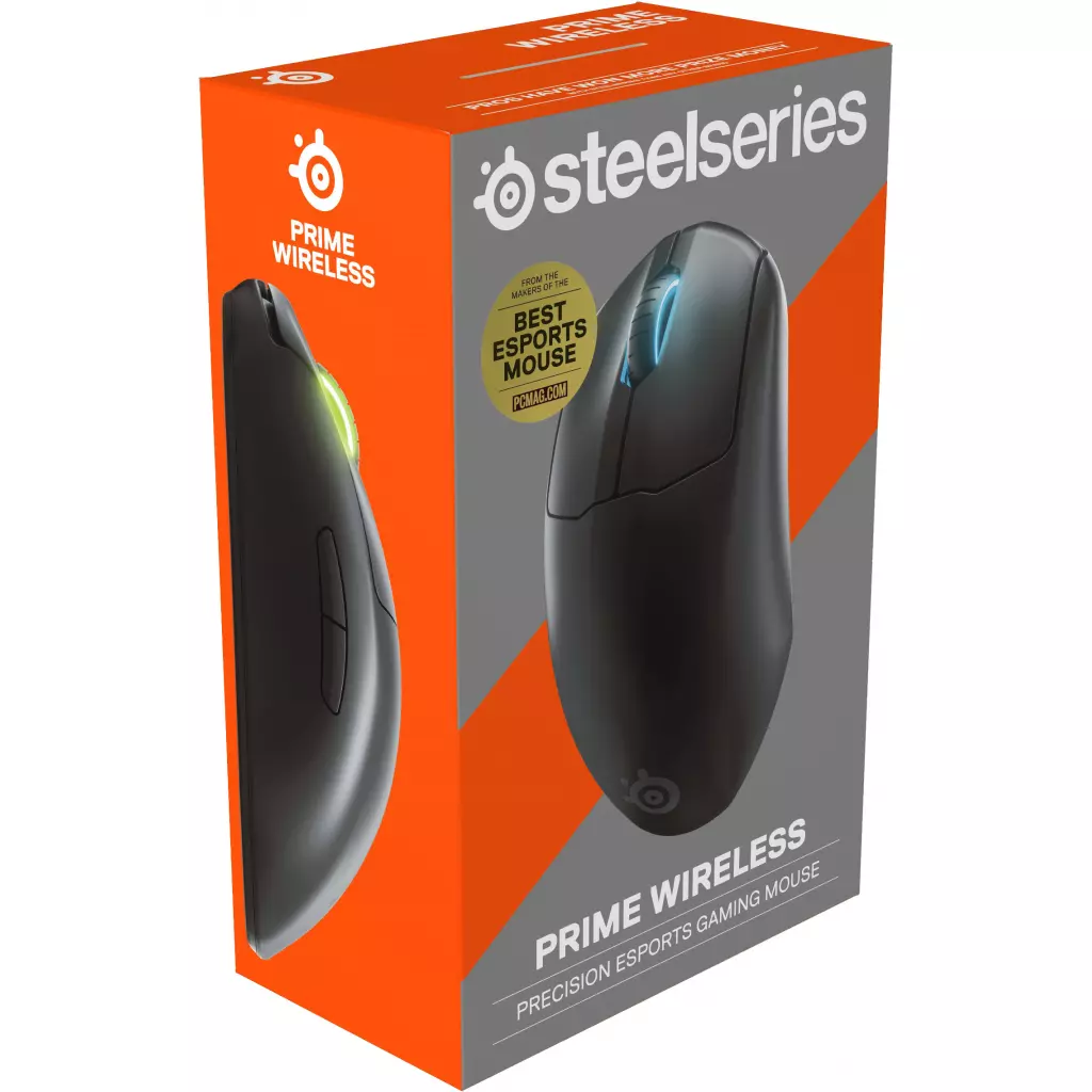 Мышка SteelSeries Prime Wireless Black (62593) - 6