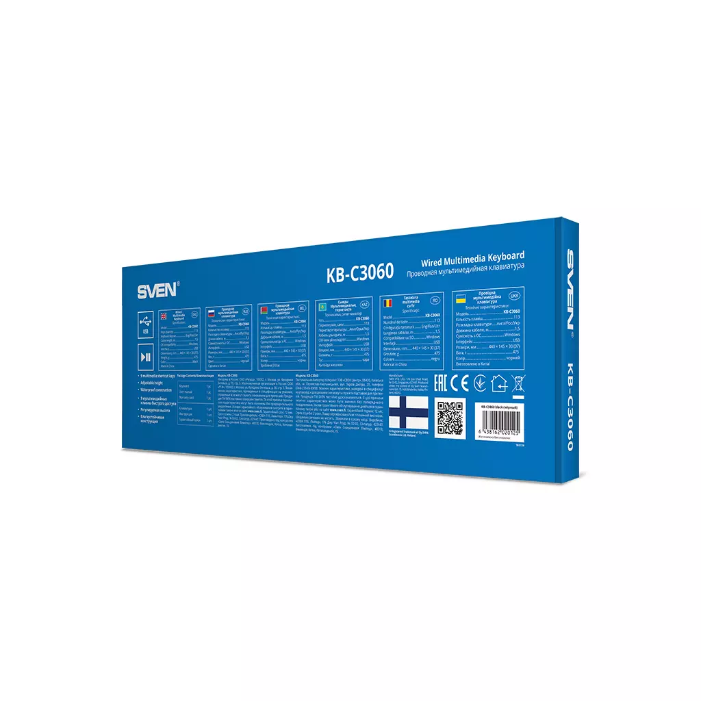 Клавиатура Sven KB-C3060 Black - 4