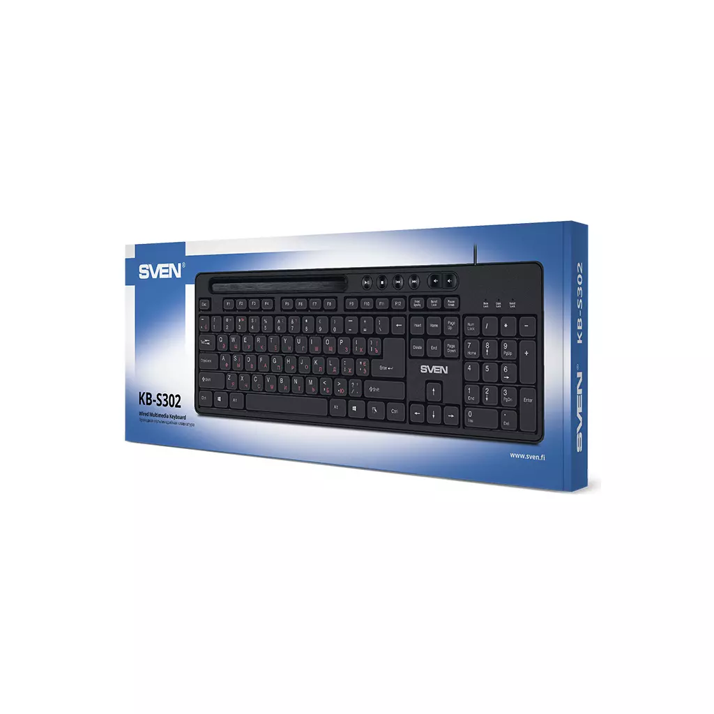 Клавиатура Sven KB-S302 Black - 4