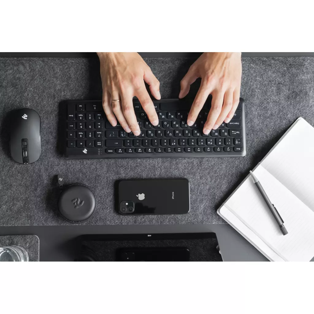 Клавиатура 2E KS230 Slim Wireless Black (2E-KS230WB) - 8 Клавиатура 2E KS230 Slim Wireless Black (2E-KS230WB) - 8