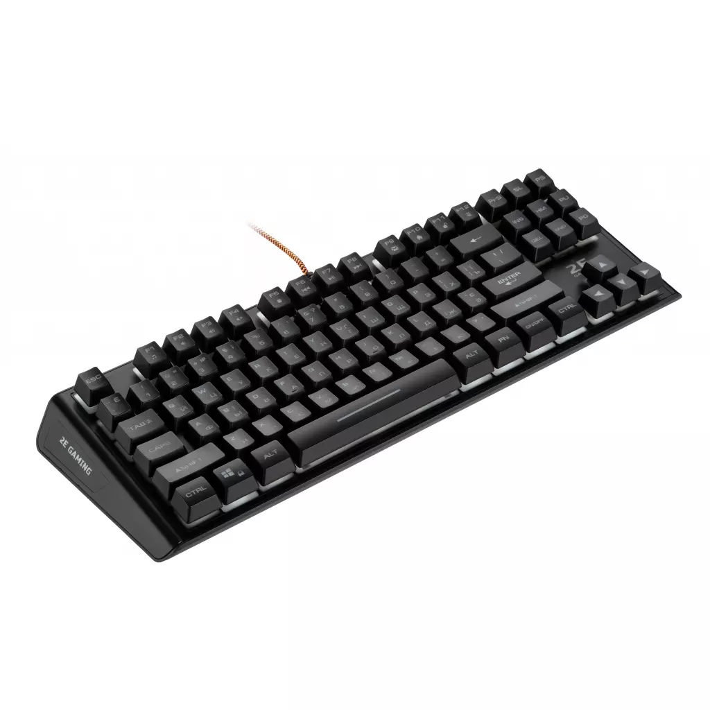 Клавиатура 2E KG355 LED 87key USB Black Ukr (2E-KG355UBK) - 2 Клавиатура 2E KG355 LED 87key USB Black Ukr (2E-KG355UBK) - 2