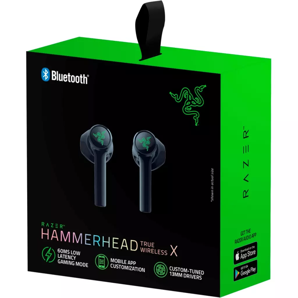 Наушники Razer Hammerhead True Wireless X Black (RZ12-03830100-R3G1) - 8