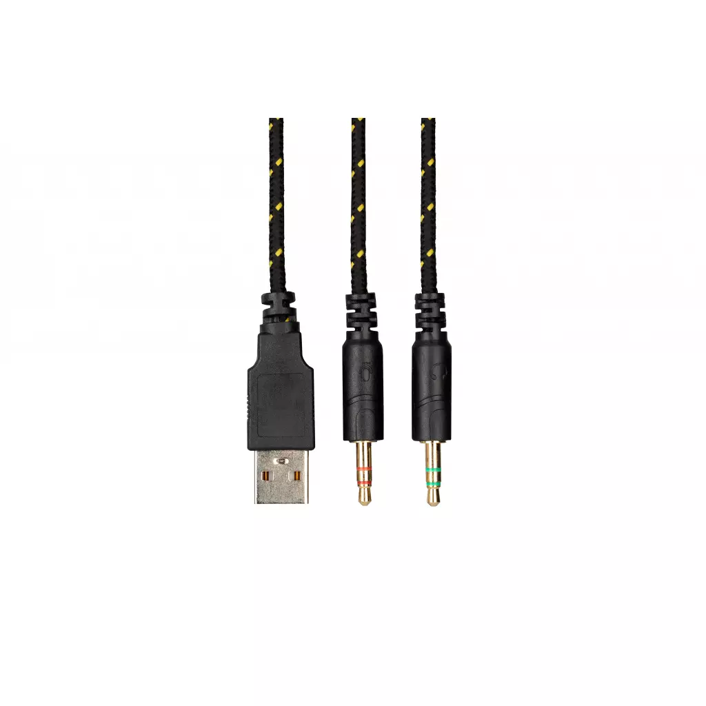 Наушники 2E HG300 LED 3.5mm Black (2E-HG300BK) - 4 Наушники 2E HG300 LED 3.5mm Black (2E-HG300BK) - 4